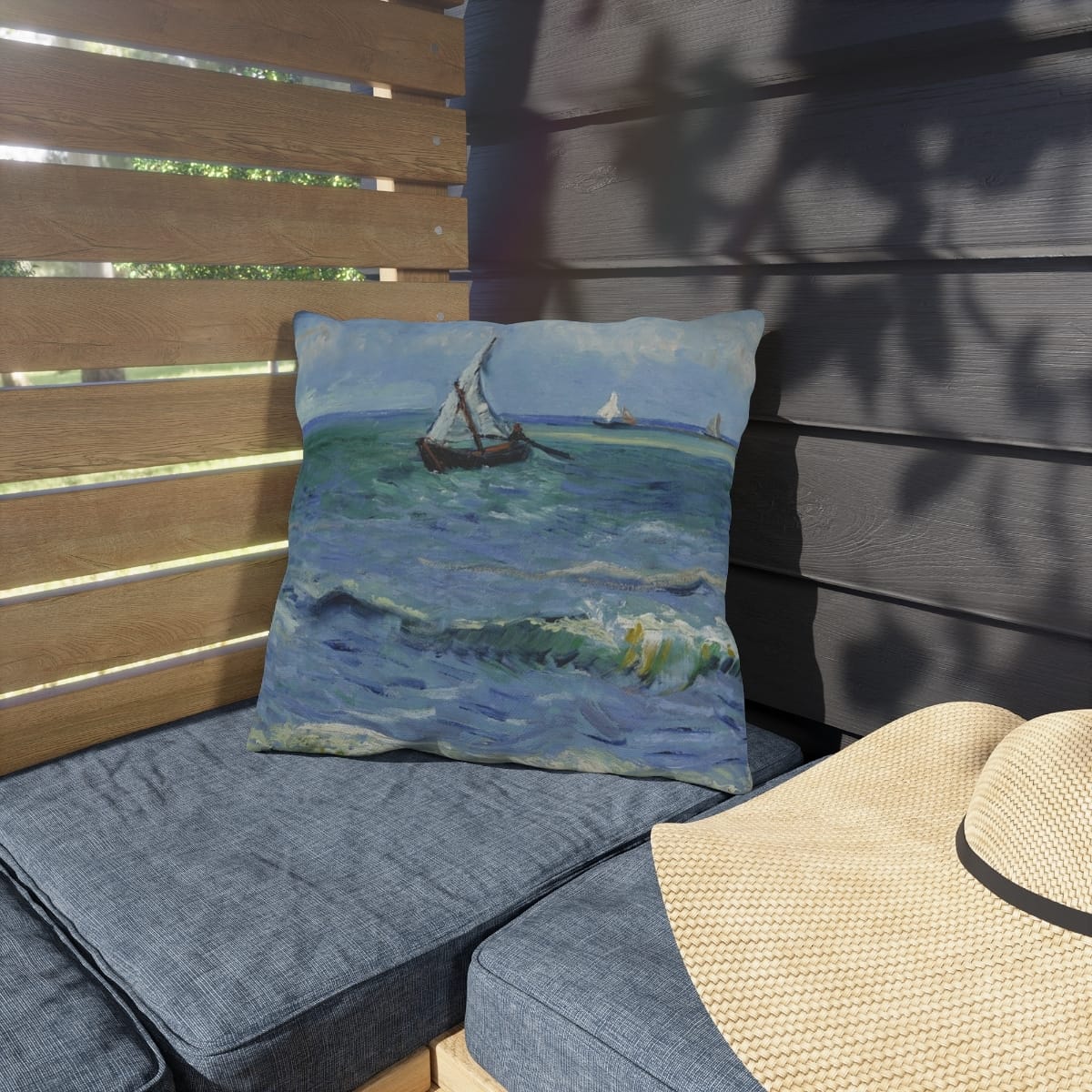 Outdoor Art Pillows, Artist Vincent Van Gogh, Artwork 