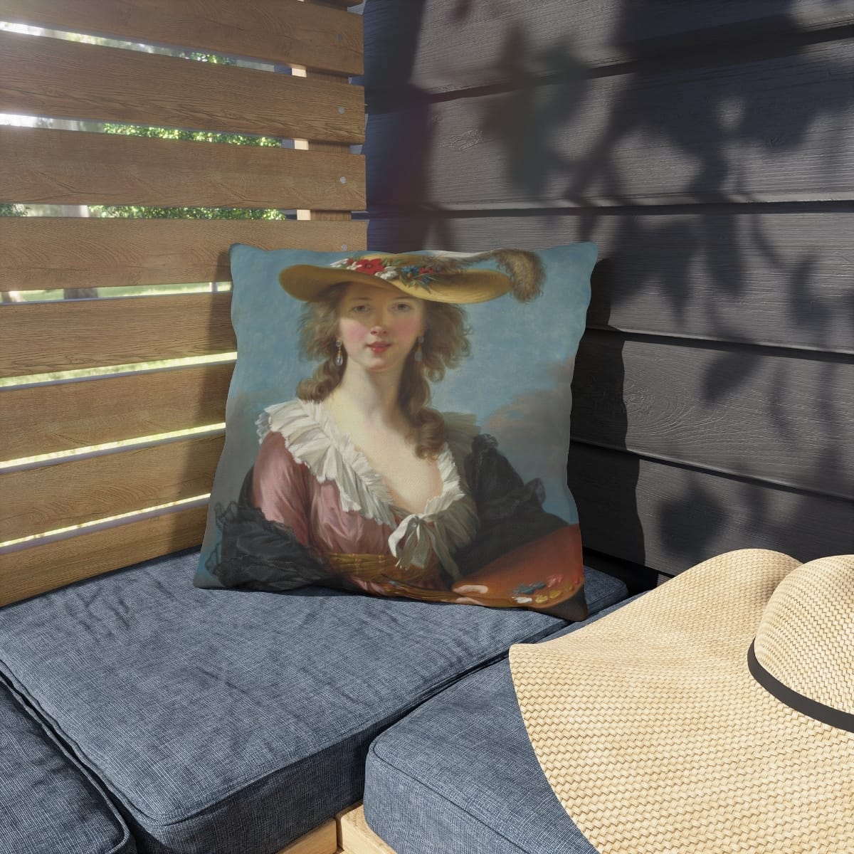 Outdoor Art Pillows, Artist Elisabeth Louise Vigee Le Brun, Artwork 
