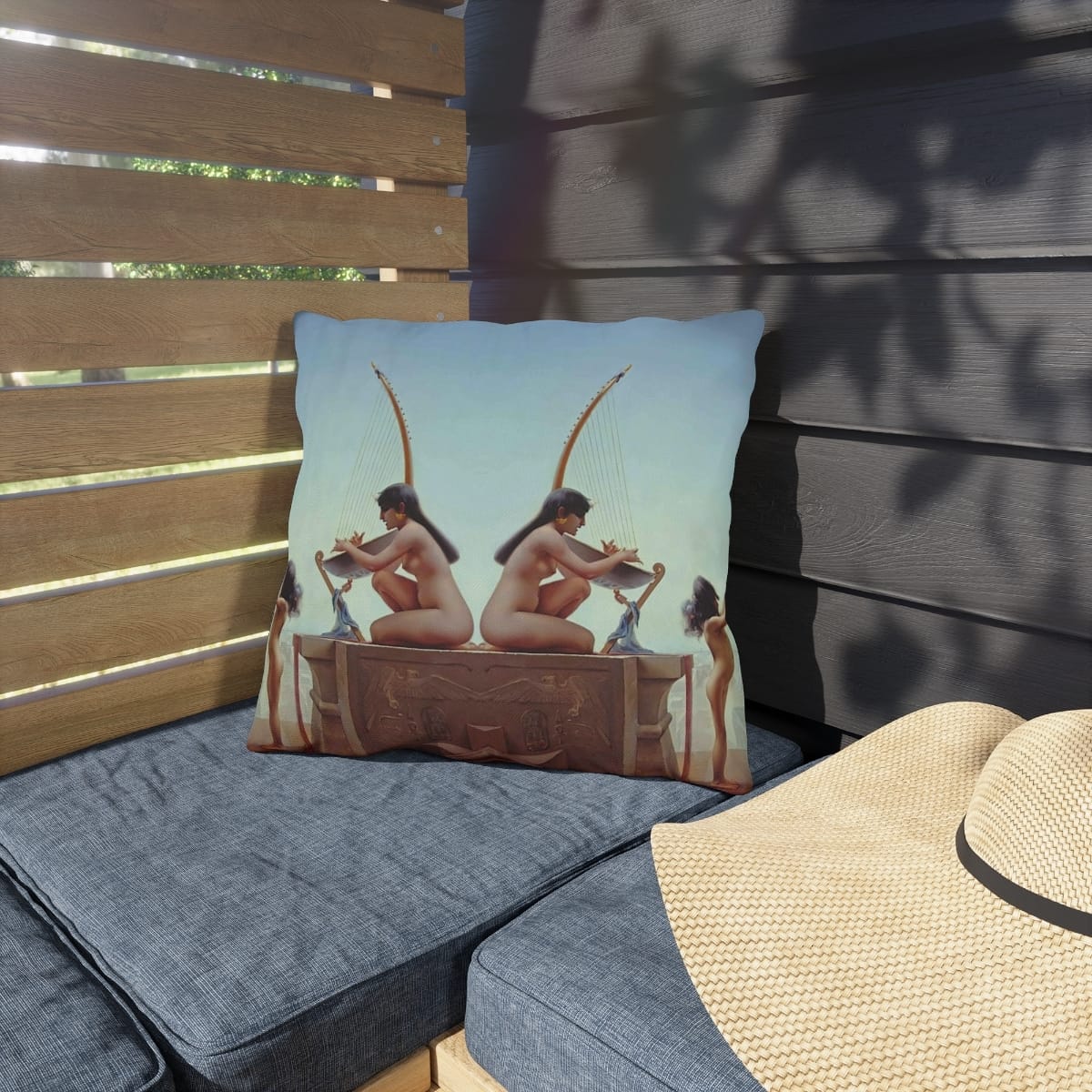 Outdoor Art Pillows, Artist Luis Ricardo Falero, Artwork 