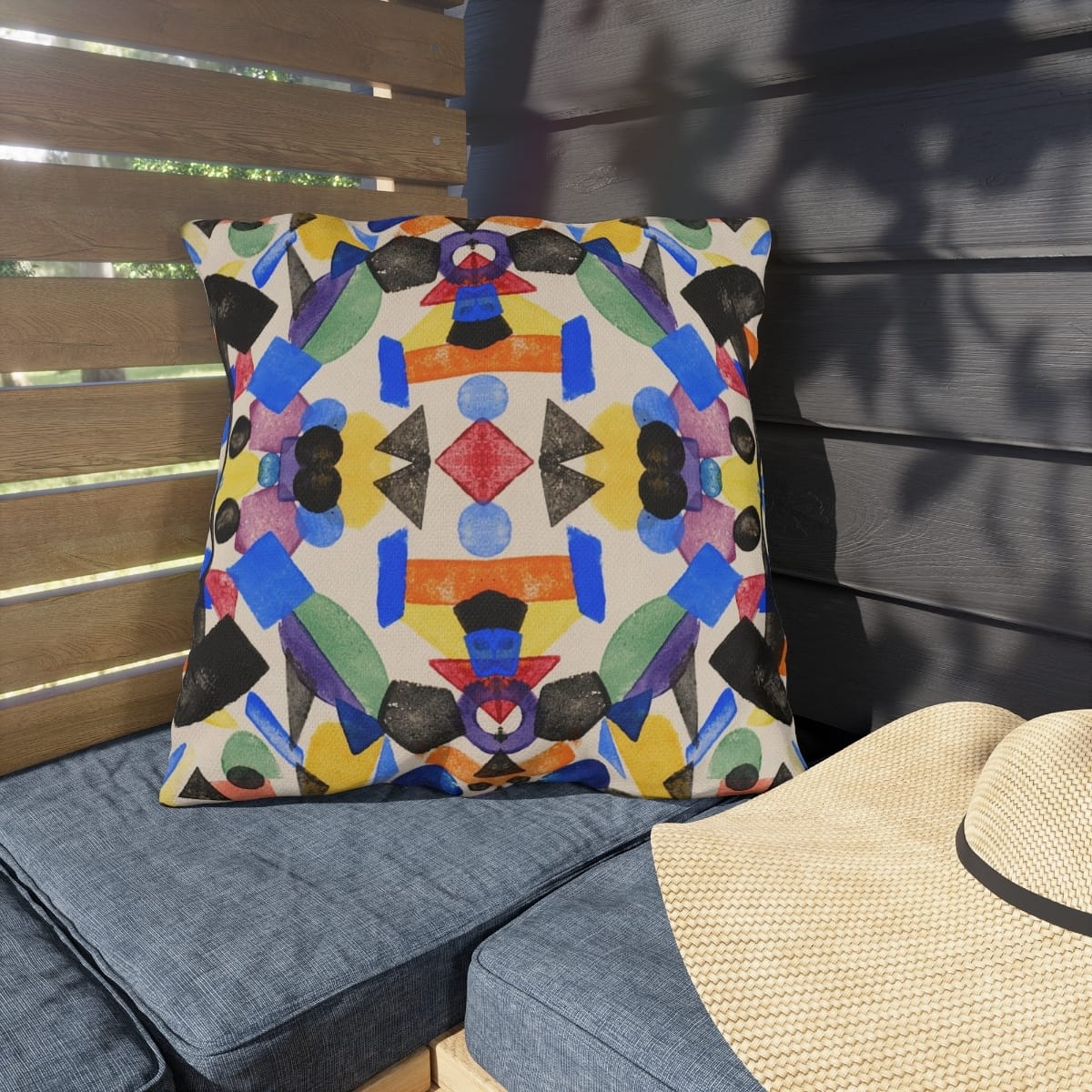 Outdoor Art Pillows, Artist Jay Van Everen, Artwork 