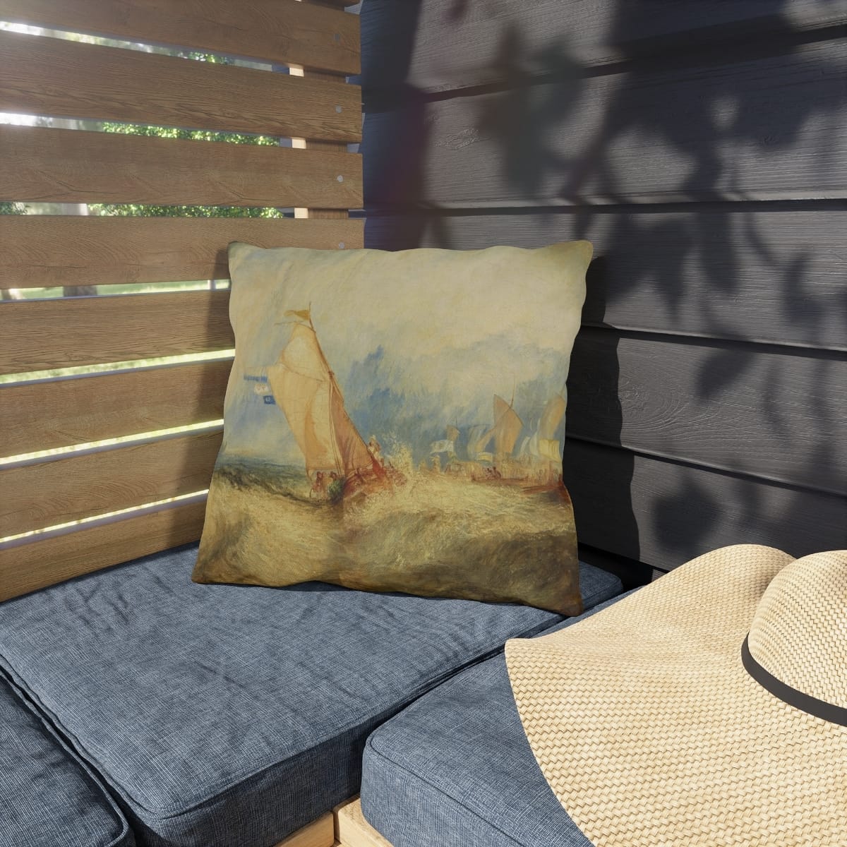 Outdoor Art Pillows, Artist Joseph Mallord William Turner, Artwork 