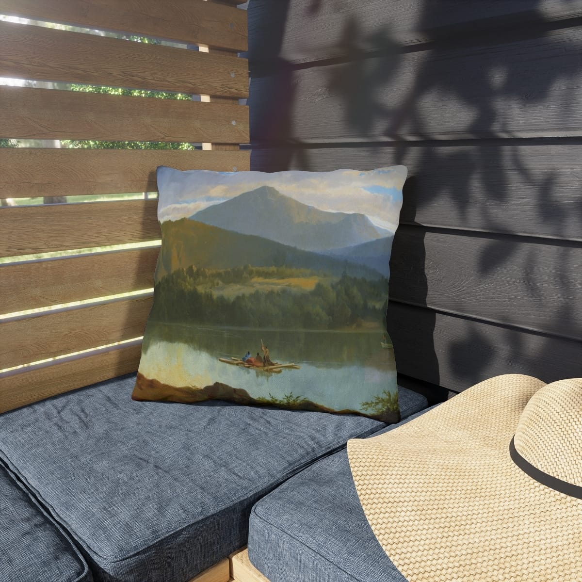 Outdoor Art Pillows, Artist John Mix Stanley, Artwork 