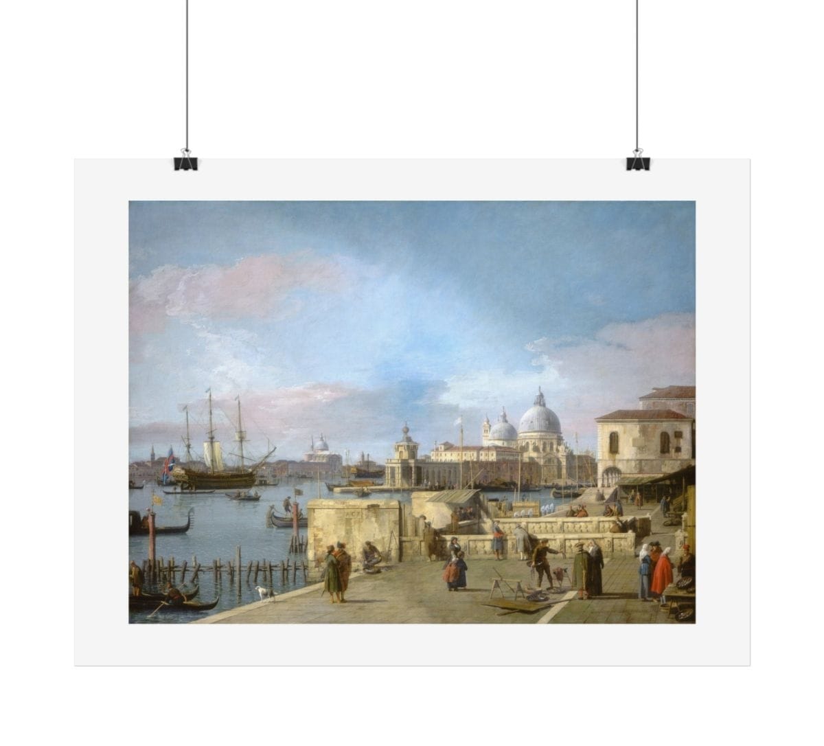 Rolled Art Poster, Artist Canaletto, Artwork 