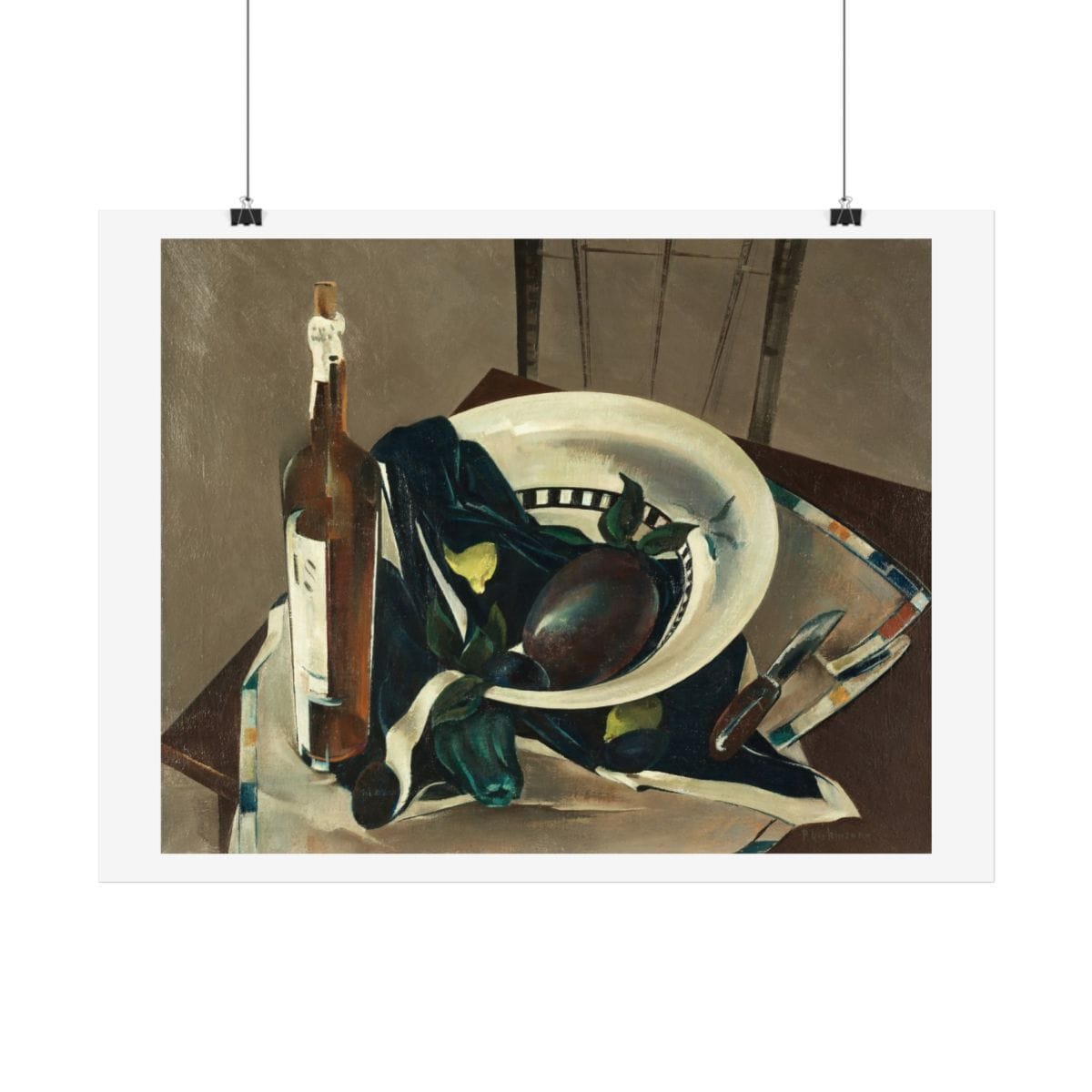 Rolled Art Poster, Artist Preston Dickinson, Artwork 