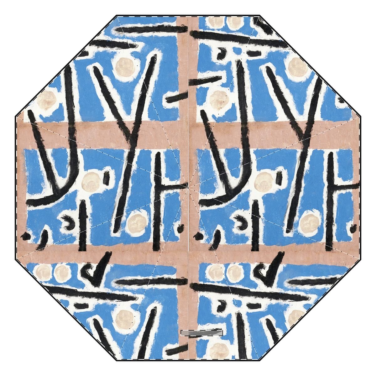 Semi Automatic Foldable Art Umbrella, Artist Paul Klee, Artwork 