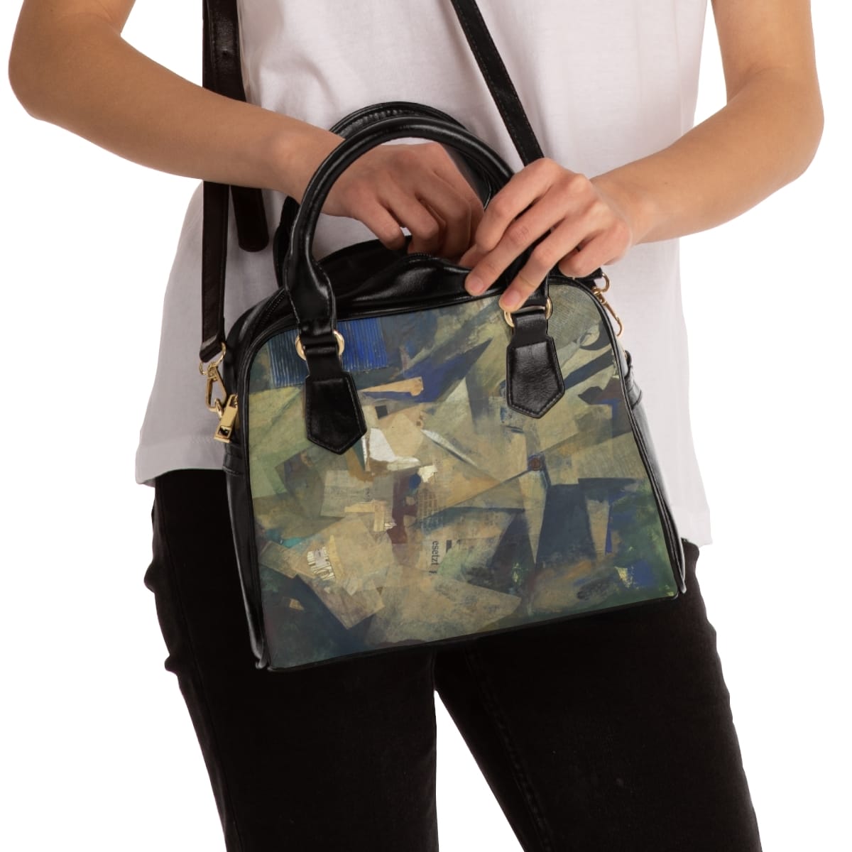 Shoulder Art Handbag, Artist Kurt Schwitters, Artwork 