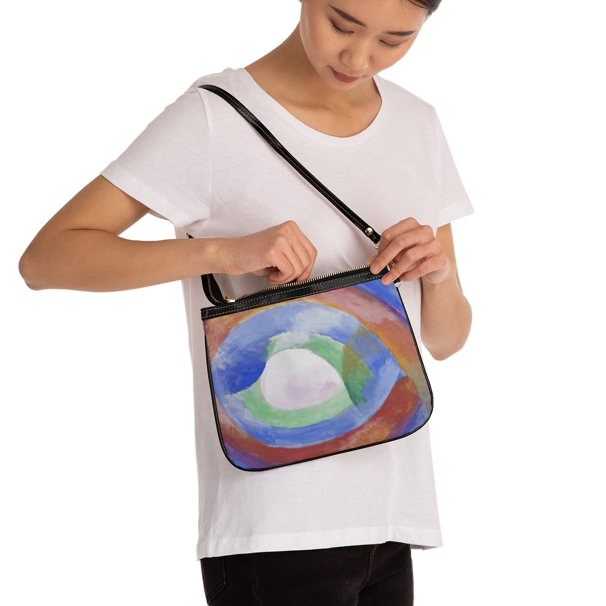 Small Art Shoulder Bag, Artist Robert Delaunay, Artwork 