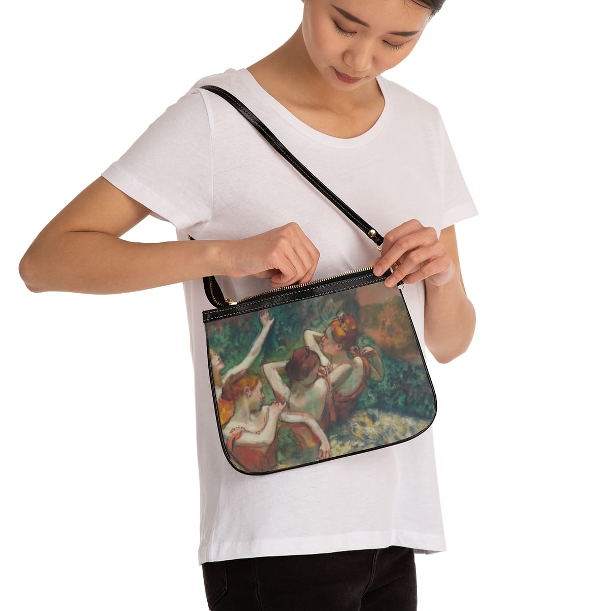 Small Art Shoulder Bag, Artist Edgar Degas, Artwork 