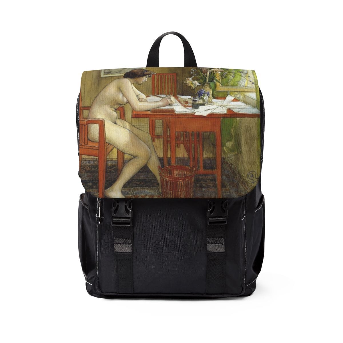 Unisex Casual Art Shoulder Backpack