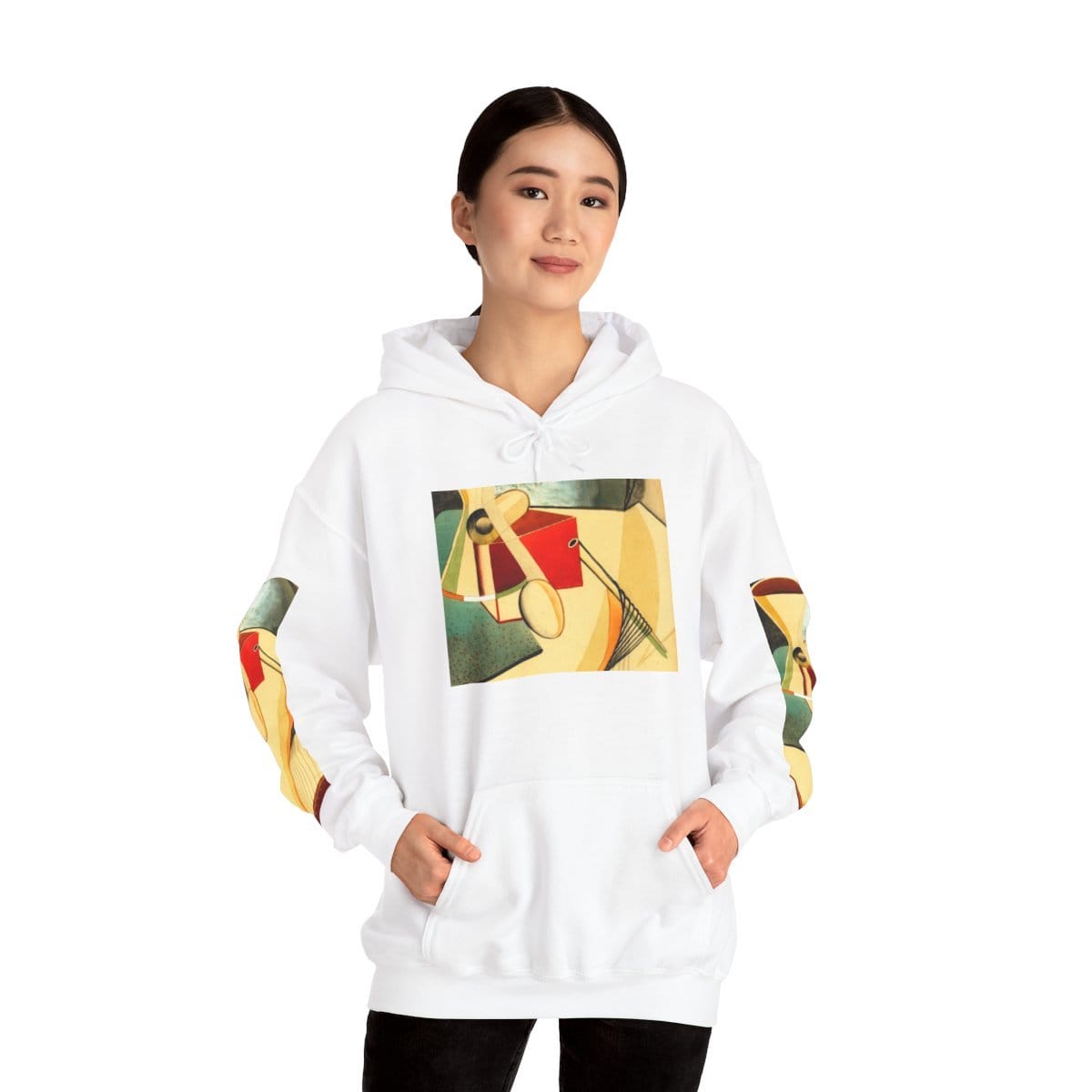 Unisex Heavy Blend Hooded Art Sweatshirt, Artist Andree Rexroth, Artwork 