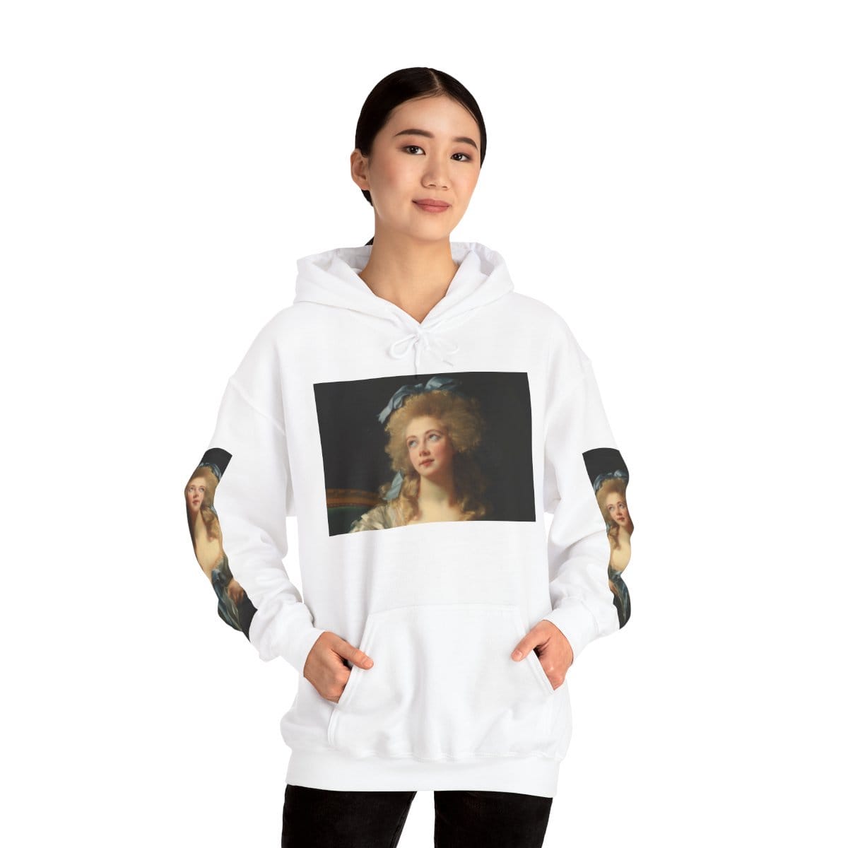 Unisex Heavy Blend Hooded Art Sweatshirt, Artist Elisabeth Louise Vigee Le Brun, Artwork 