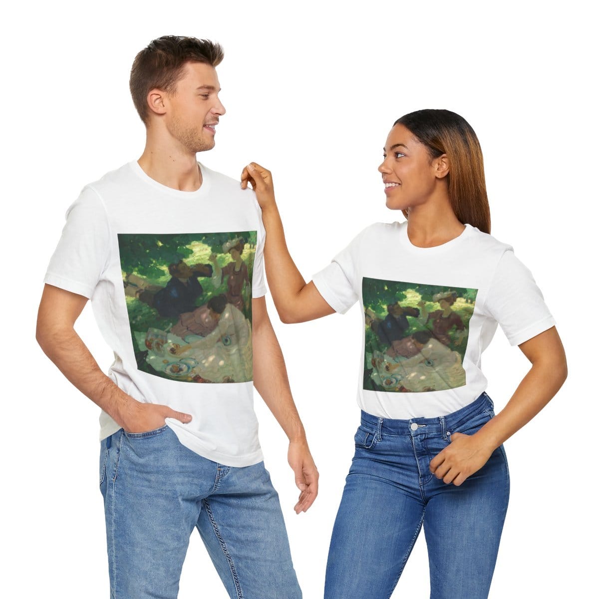 Unisex Jersey Short Sleeve Art Tee, Artist Leo Putz, Artwork 