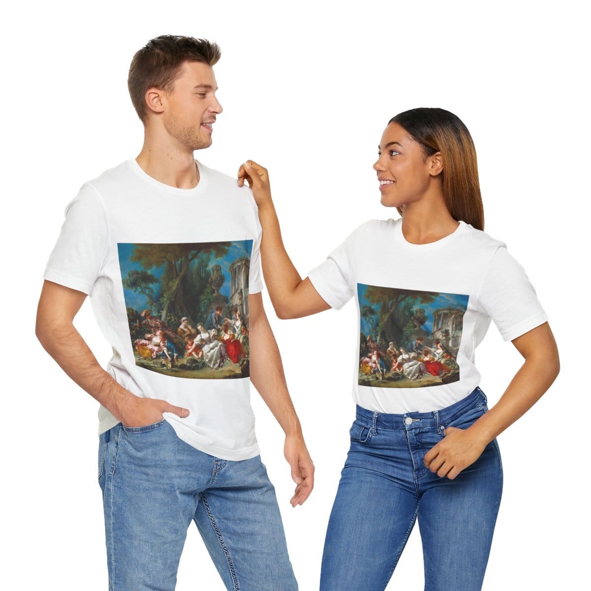 Unisex Jersey Short Sleeve Art Tee, Artist Francois Boucher, Artwork 