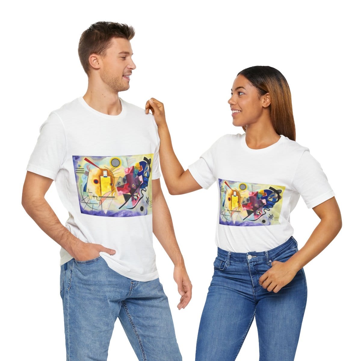 Unisex Jersey Short Sleeve Tee, Artist Wassily Kandinsky, Artwork 