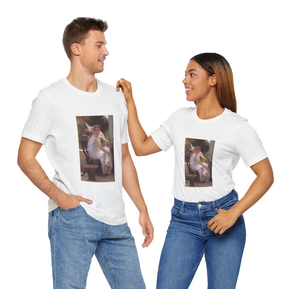 Unisex Jersey Short Sleeve Tee, Artist William Adolphe Bouguereau, Artwork 