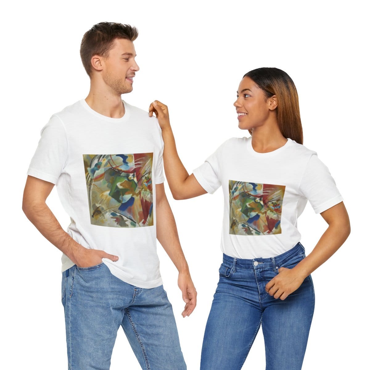 Unisex Jersey Short Sleeve Tee, Artist Wassily Kandinsky, Artwork 