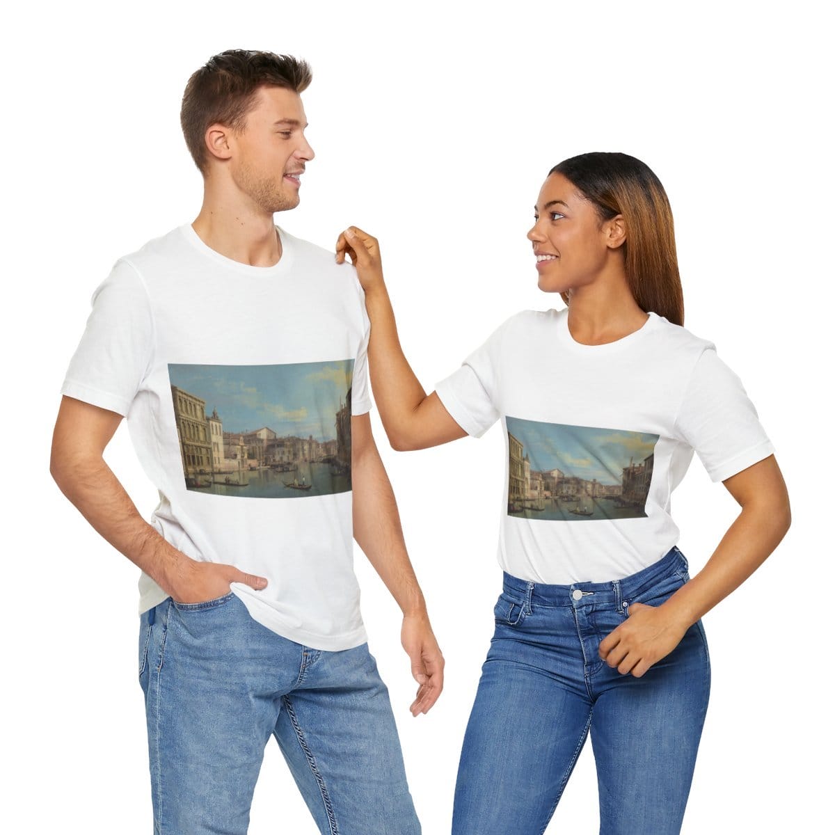 Unisex Jersey Short Sleeve Tee, Artist Canaletto, Artwork 