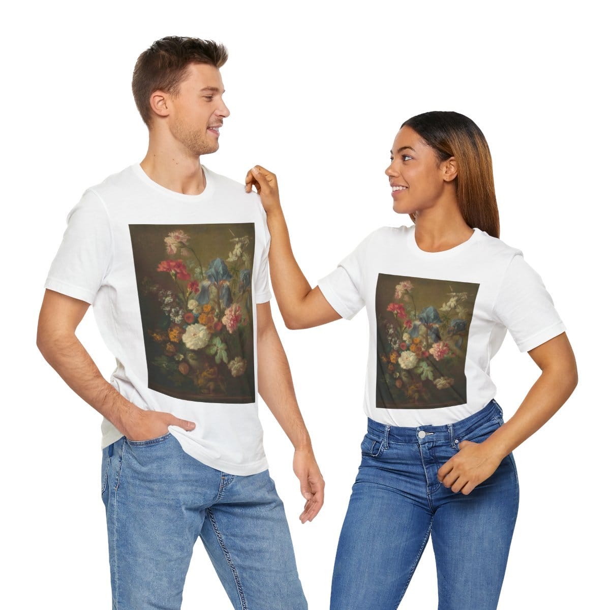 Unisex Jersey Short Sleeve Tee, Artist Jan Van Huysum, Artwork 