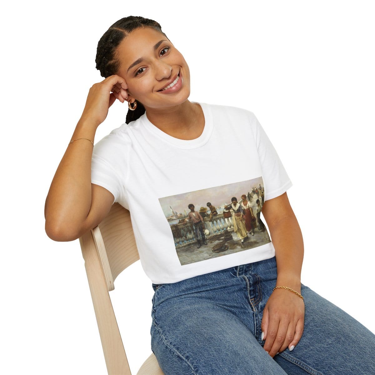 Unisex Softstyle Art T Shirt, Artist Frank Duveneck, Artwork 