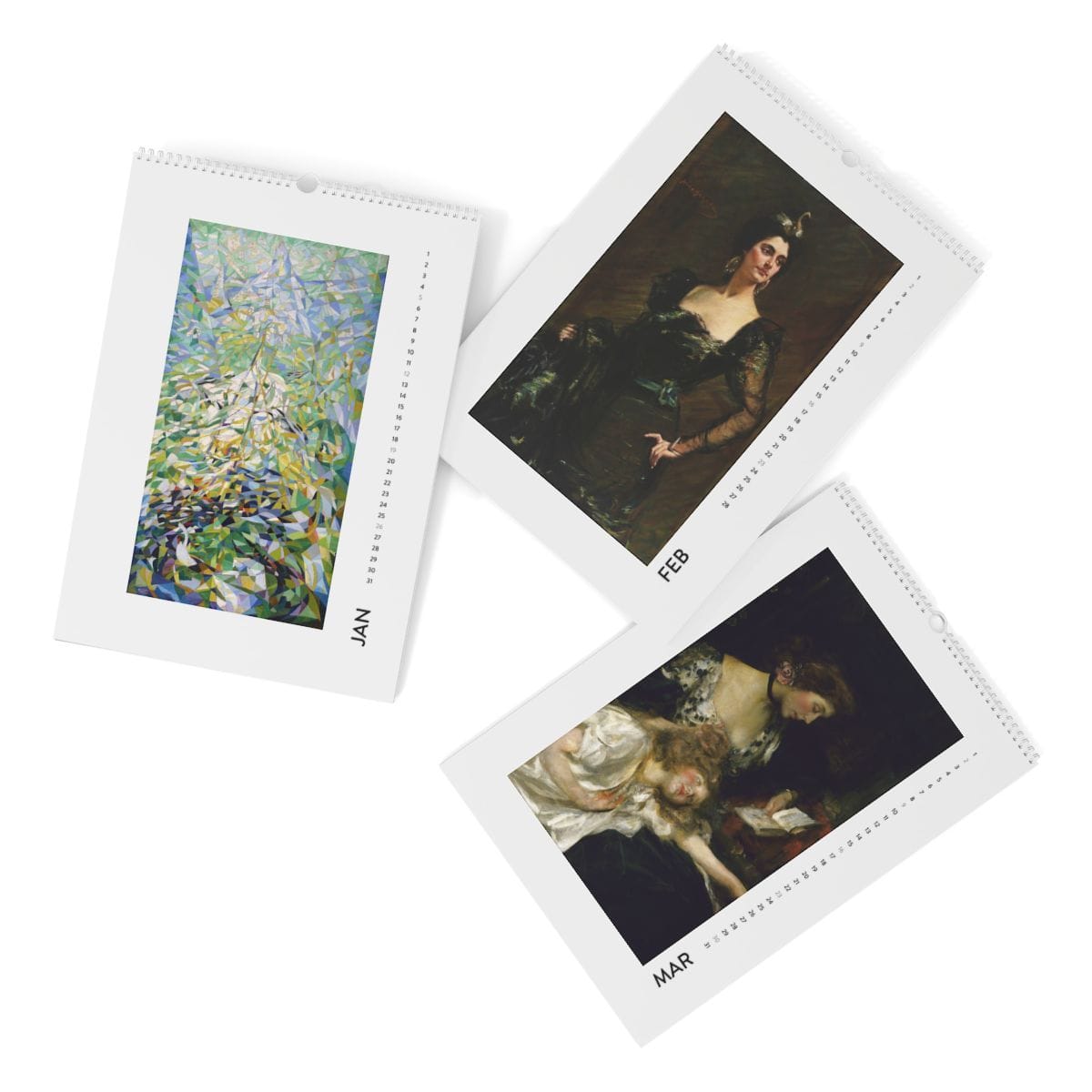 Wall Art Calendar 2025, Artist Joseph Stella, Artwork 