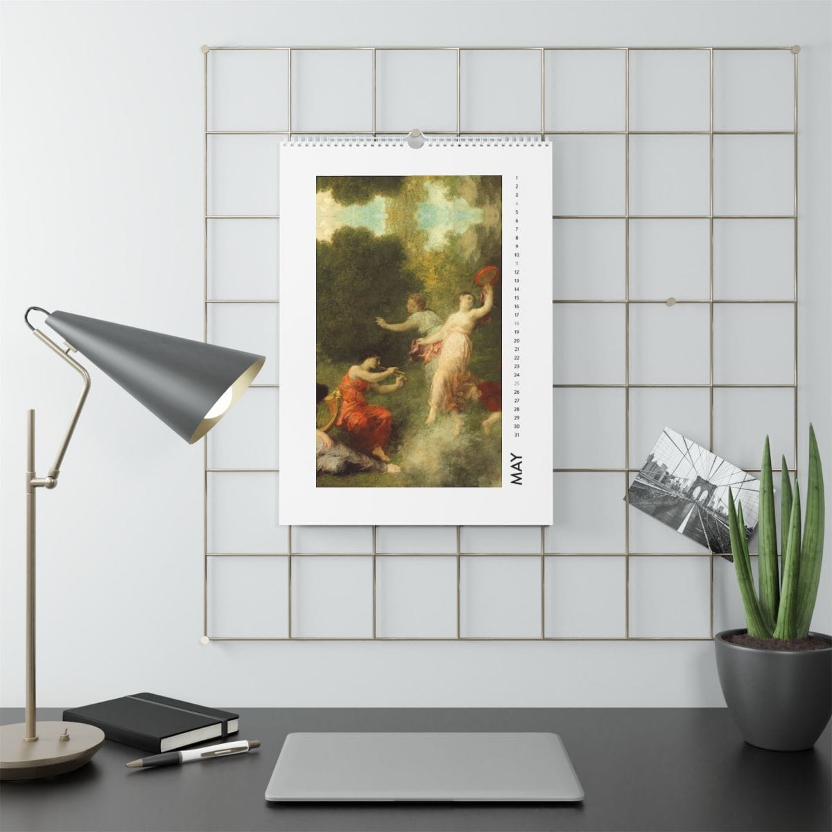 Wall Art Calendar 2025, Artist Henri Fantin Latour, Artwork 