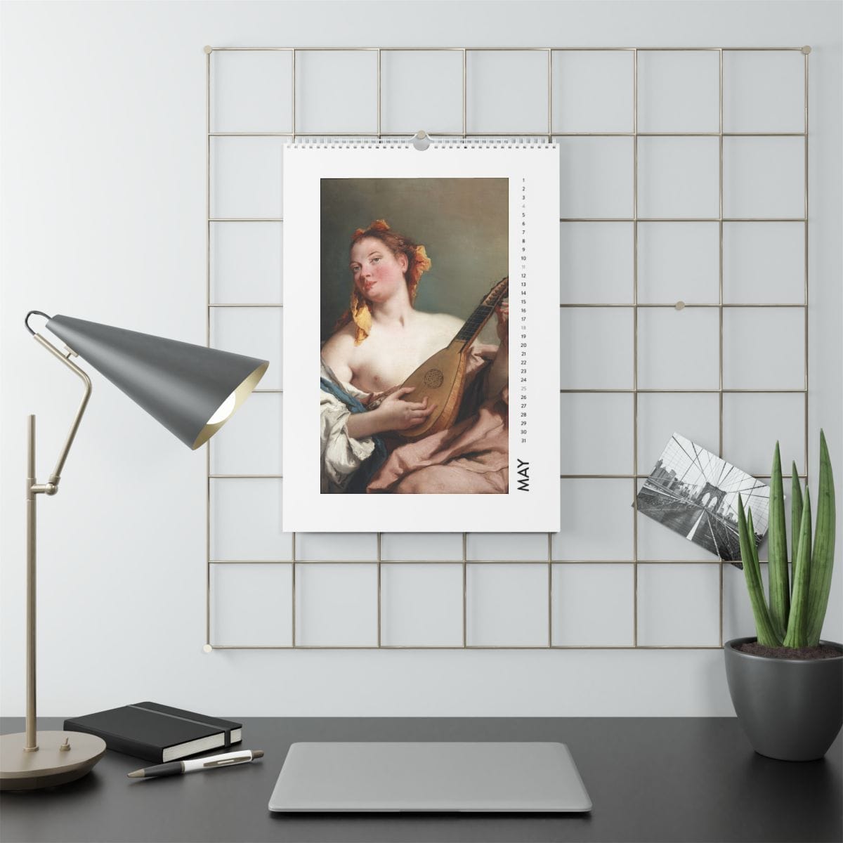 Wall Art Calendar 2025, Artist Giovanni Battista Tiepolo, Artwork 