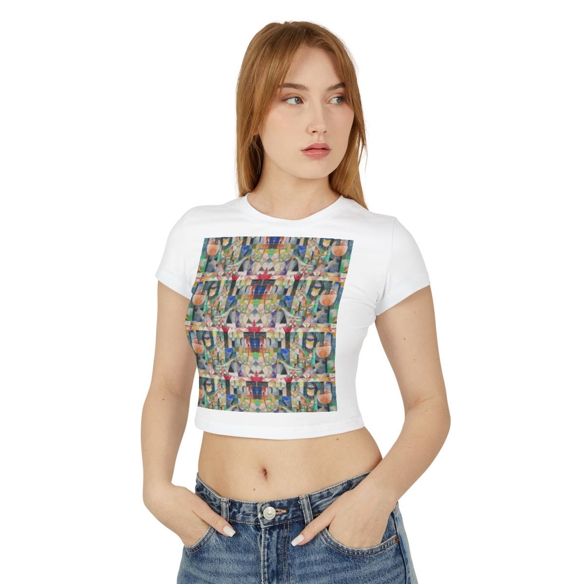 Womens Art Baby Tee, Artist Paul Klee, Artwork 