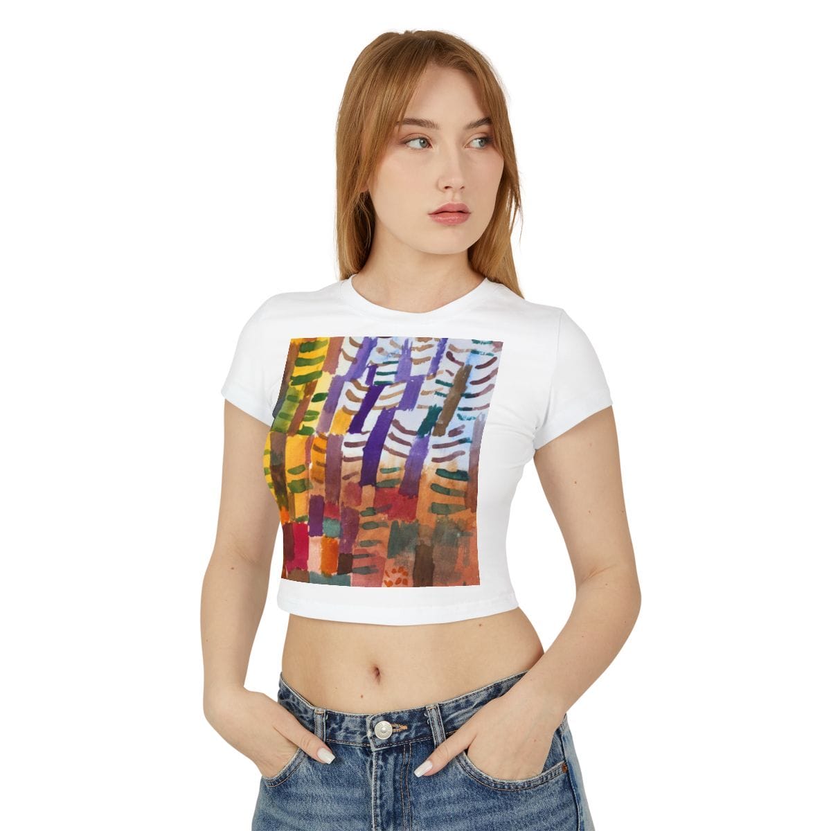 Womens Art Baby Tee, Artist Paul Klee, Artwork 