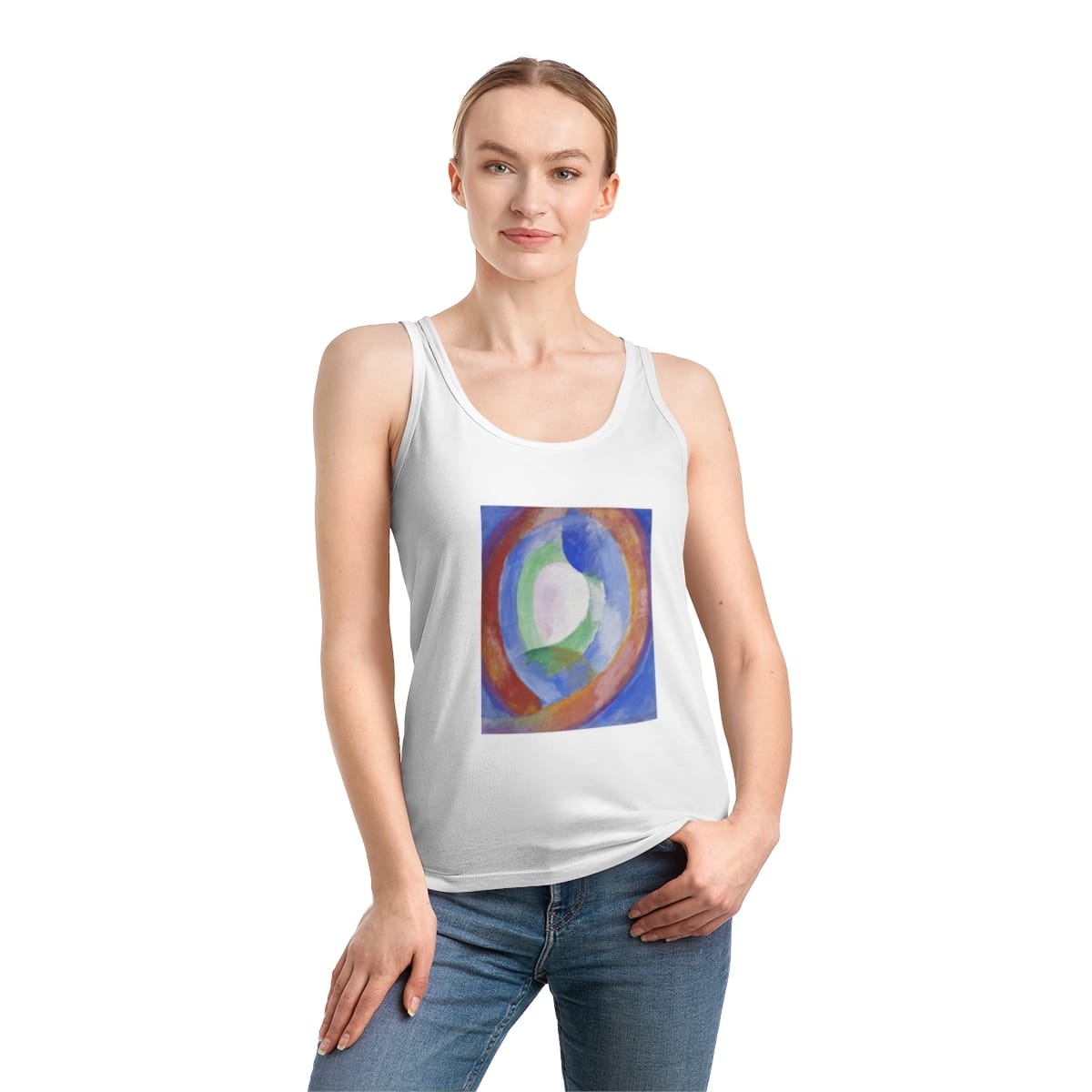 Womens Art Dreamer Tank Top, Artist Robert Delaunay, Artwork 