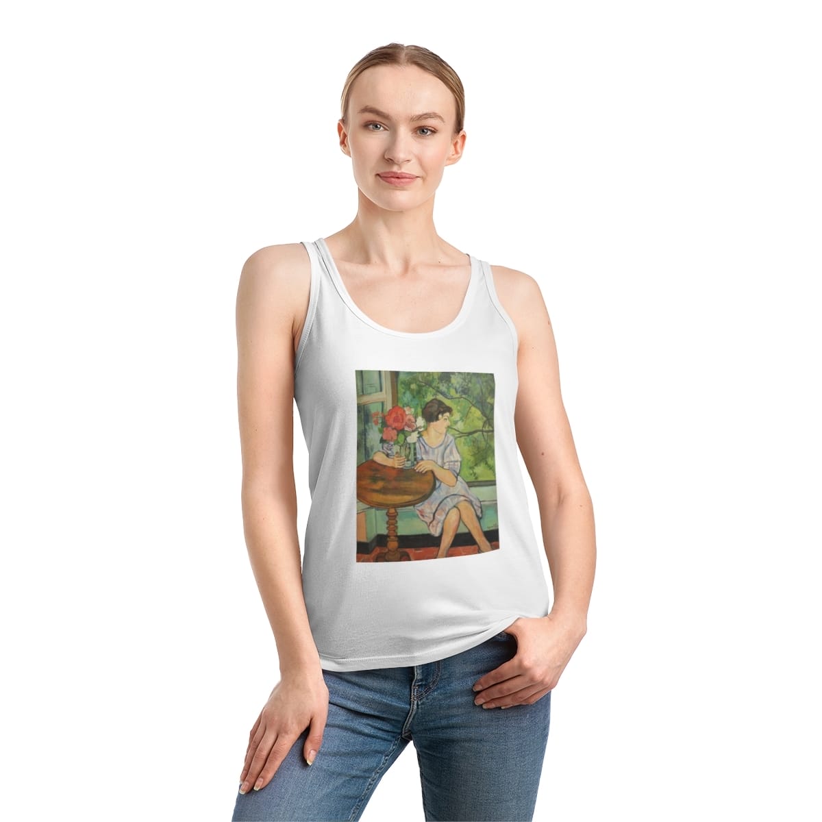 Womens Art Dreamer Tank Top, Artist Suzanne Valadon, Artwork 