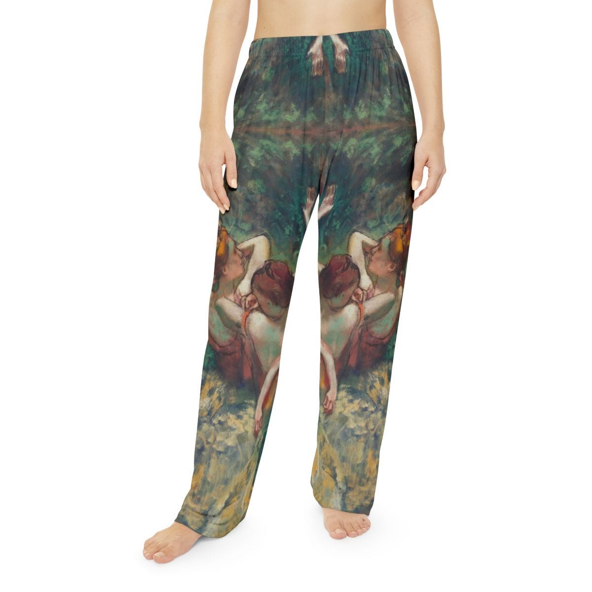Womens Art Pajama Pants, Artist Edgar Degas, Artwork 