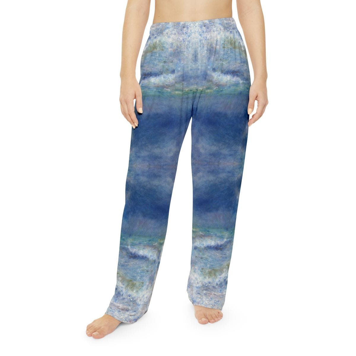 Womens Art Pajama Pants, Artist Pierre Auguste Renoir, Artwork 