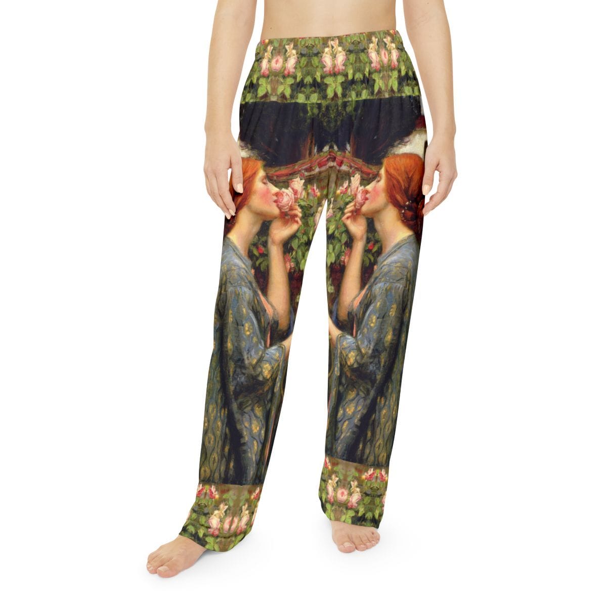 Womens Art Pajama Pants, Artist John William Waterhouse, Artwork 