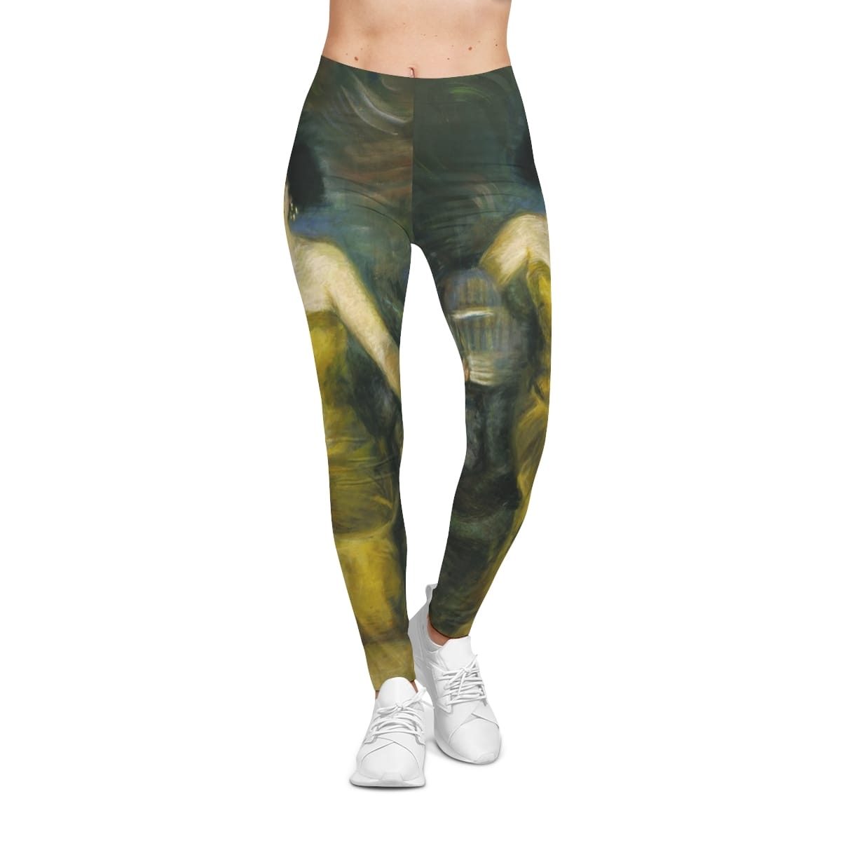 Womens Casual Art Leggings, Artist Alice Pike Barney, Artwork 