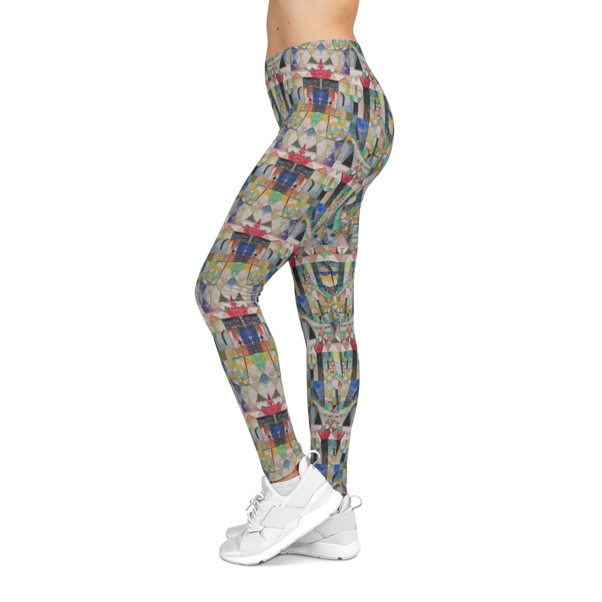 Womens Casual Art Leggings, Artist Paul Klee, Artwork 