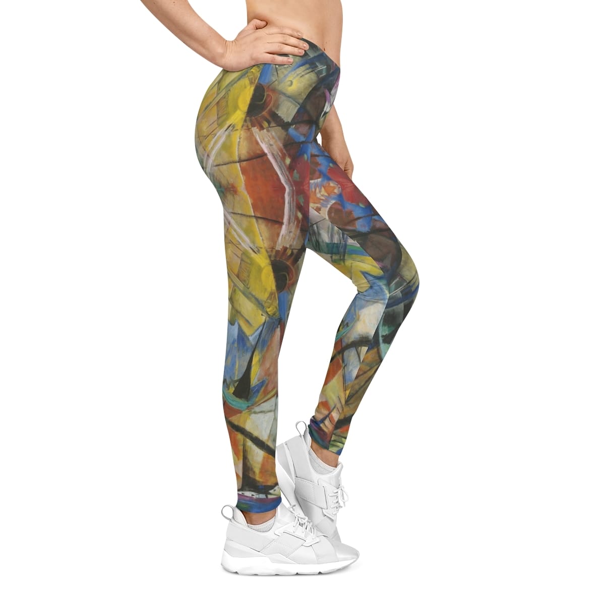 Womens Casual Art Leggings, Artist Franz Marc, Artwork 