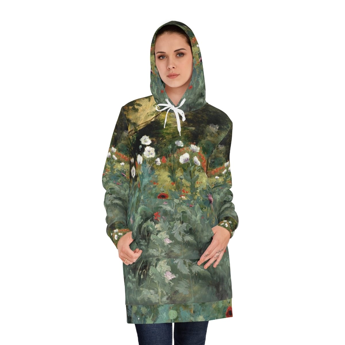 Womens Hoodie Art Dress, Artist Eliphalet Fraser Andrews, Artwork 