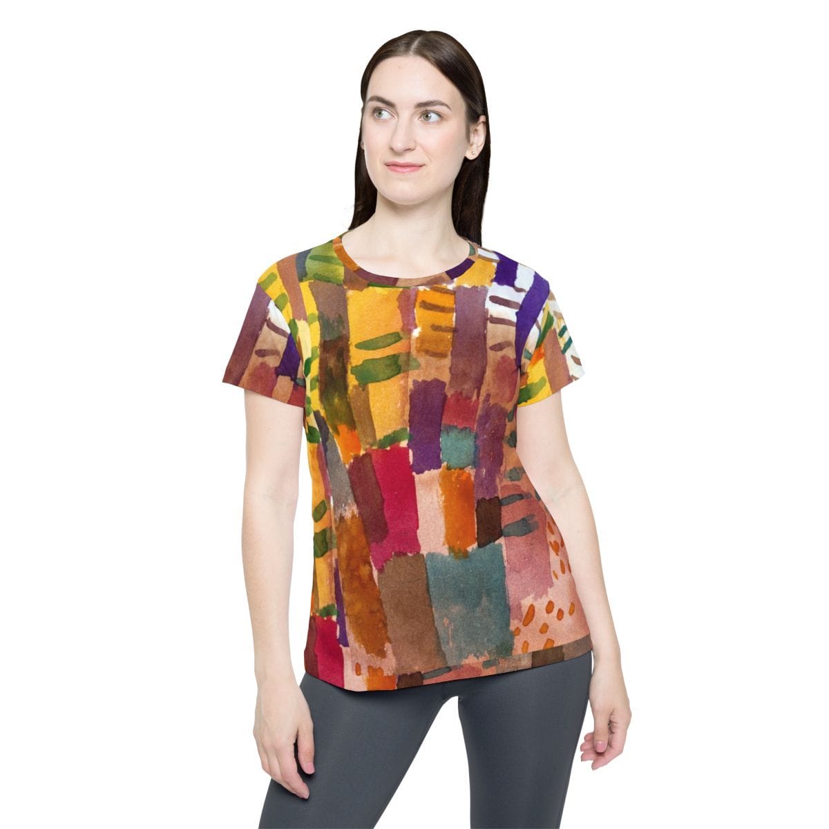 Womens Sports Art Jersey, Artist Paul Klee, Artwork 