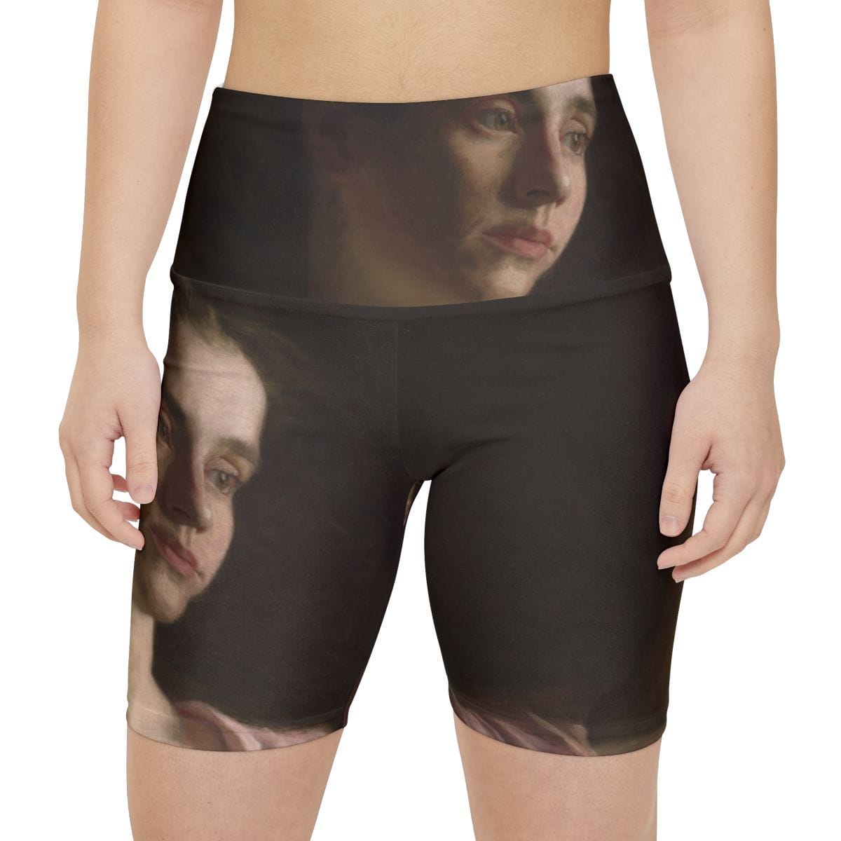 Womens Workout Art Shorts, Artist Thomas Eakins, Artwork 