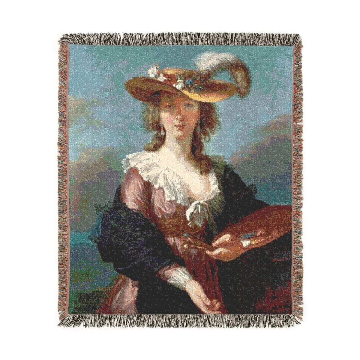 Woven Art Blanket, Artist Elisabeth Louise Vigee Le Brun, Artwork 