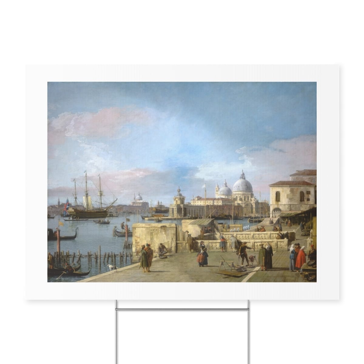 Yard Art Sign, Artist Canaletto, Artwork 