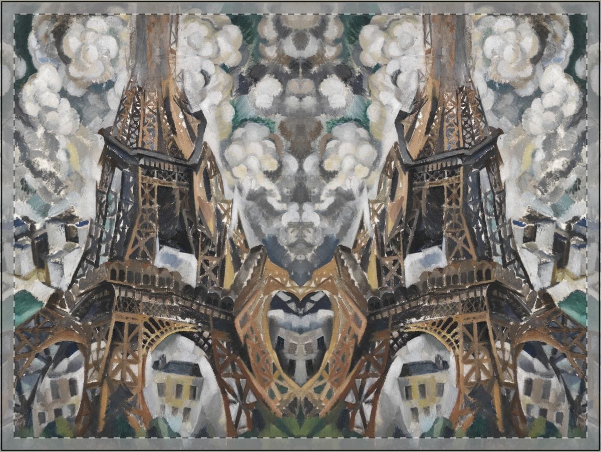 Yard Art Sign, Artist Robert Delaunay, Artwork 