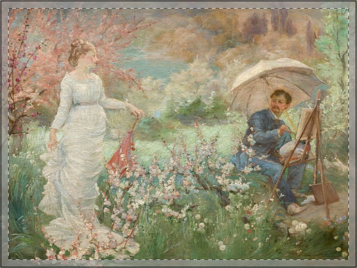 Yard Art Sign, Artist Marie Bracquemond, Artwork 