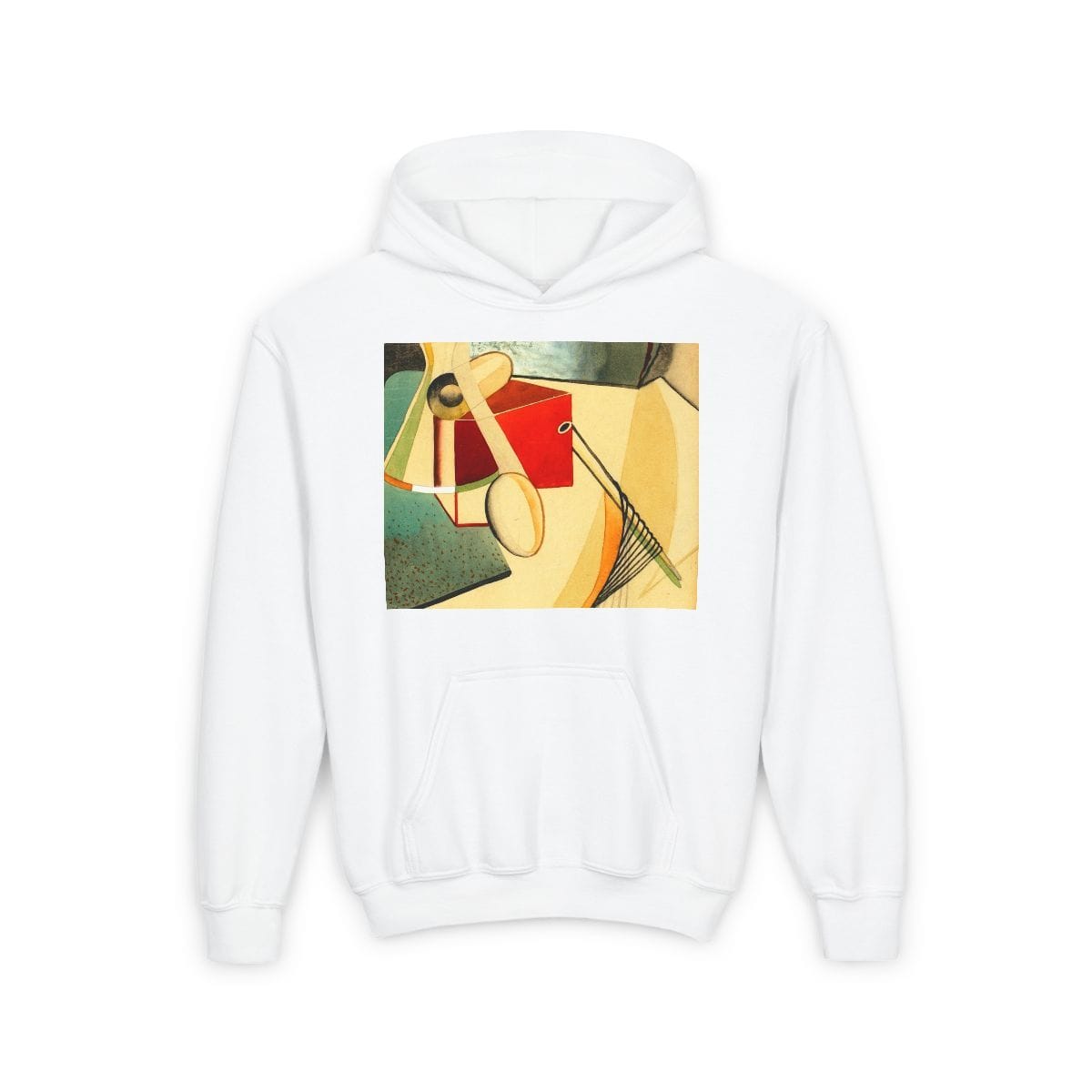 Youth Heavy Blend Hooded Art Sweatshirt, Artist Andree Rexroth, Artwork 