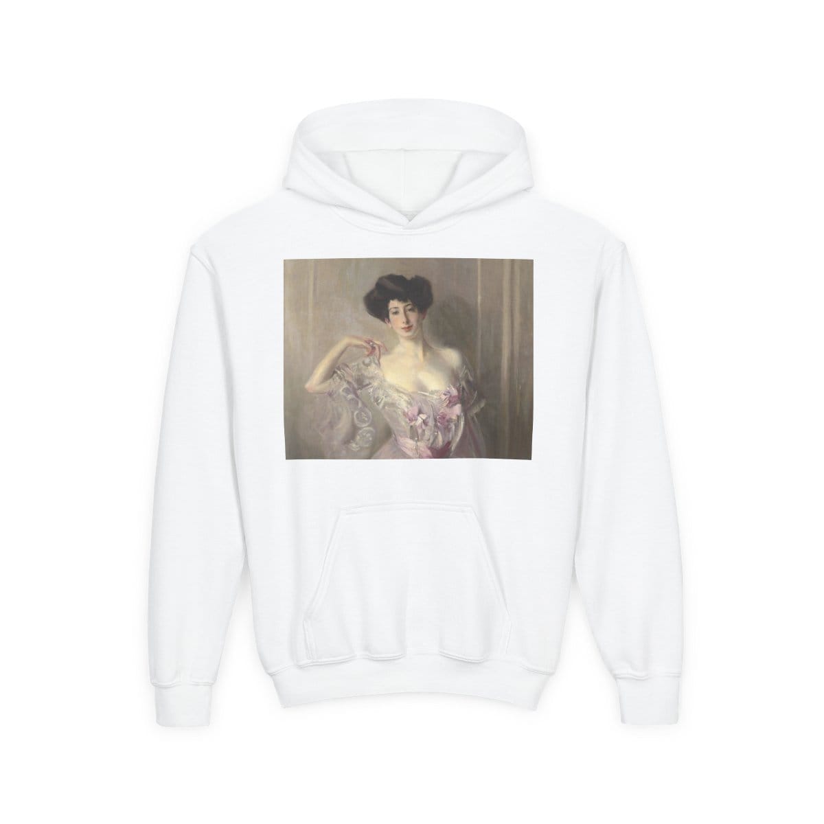 Youth Heavy Blend Hooded Art Sweatshirt, Artist Giovanni Boldini, Artwork 