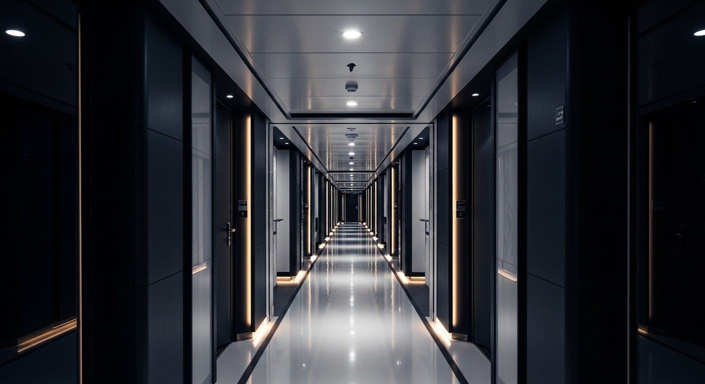 Monochrome corridor concept