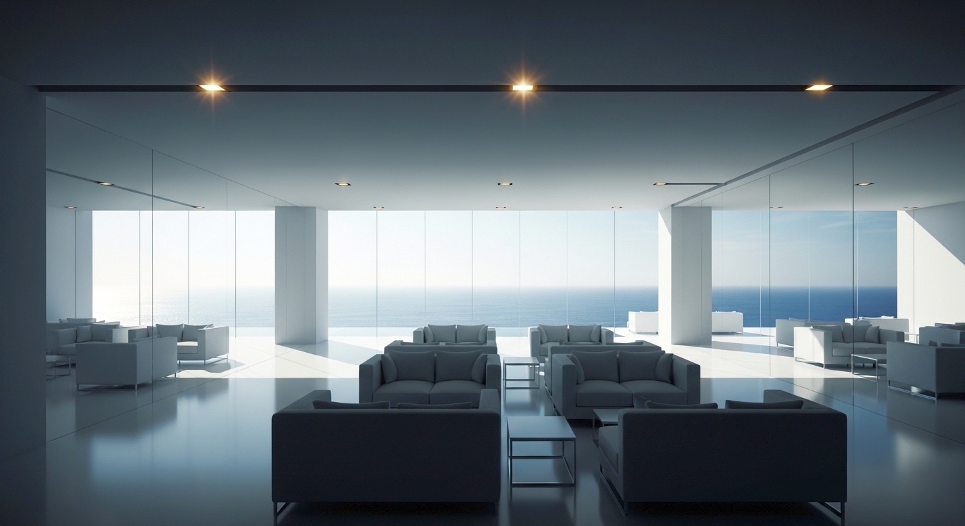 Monochrome lounge concept